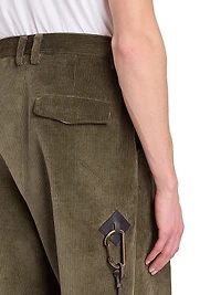 Cotton-Blend Harem Trousers