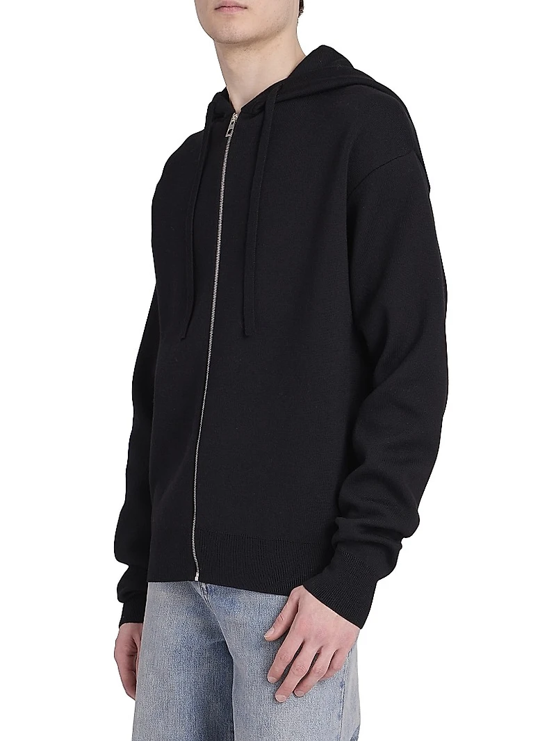 Anagram Logo Wool-Blend Hoodie
