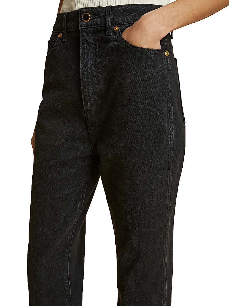 Danielle Denim Straight-Leg Jeans