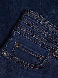 Triple Binding Crop Palazzo Jeans