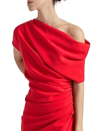 One-Shoulder Cocktail Dress
