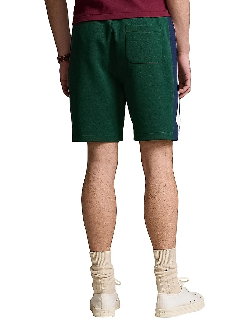 Mesh Knit Drawstring Shorts