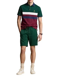 Mesh Knit Drawstring Shorts