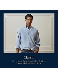 Plaid Cotton Button-Down Shirt