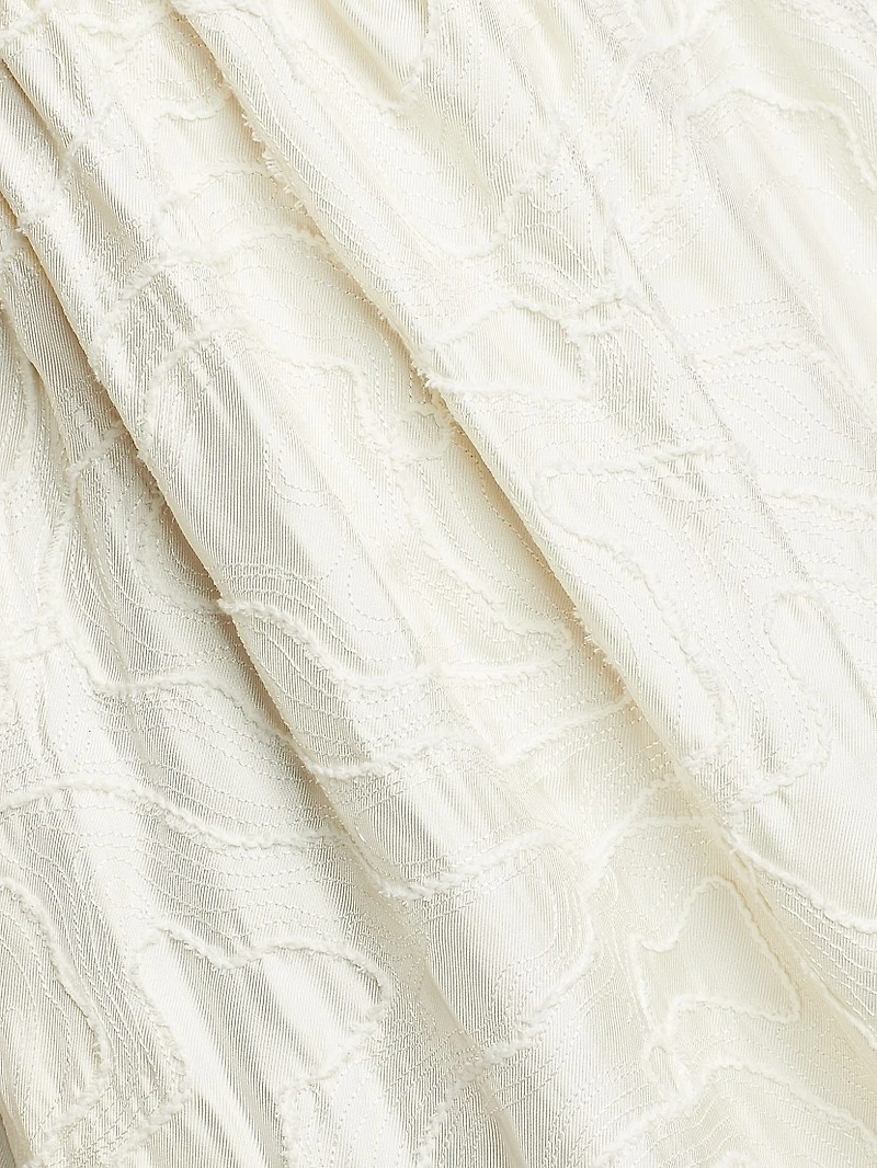 Cavola Embroidered Silk Maxi Dress