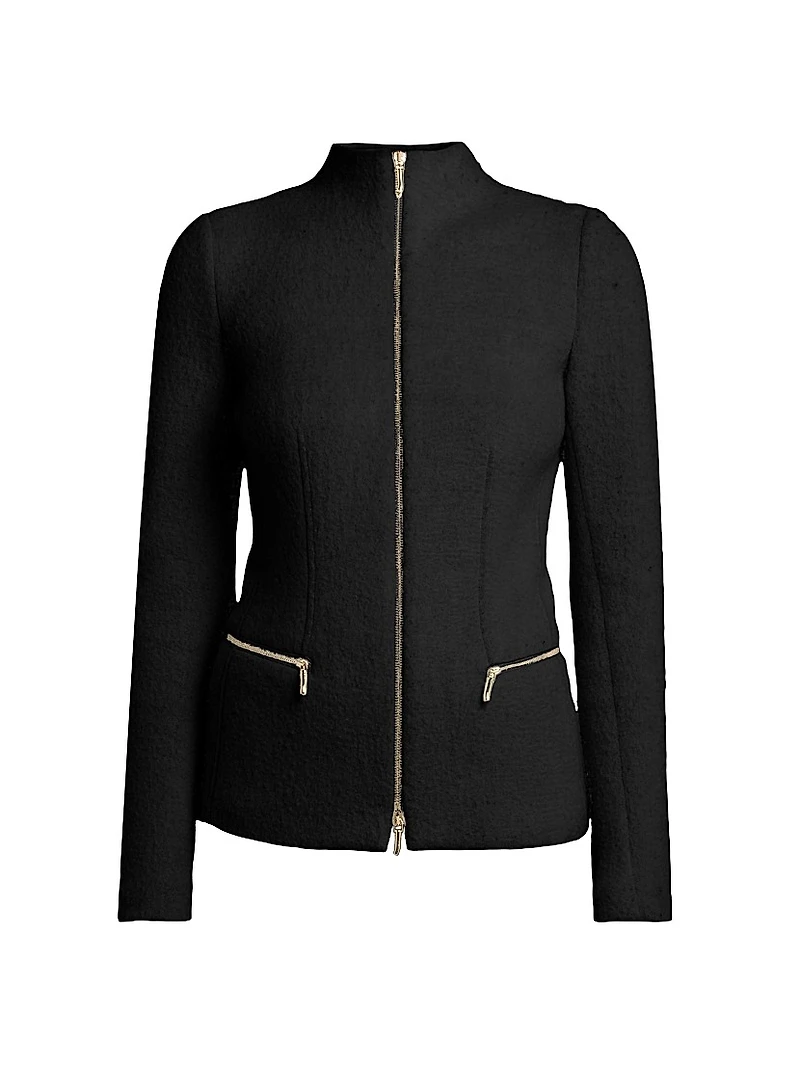 Luxe Blend Zip Jacket
