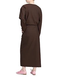 Belted Midi-Dress