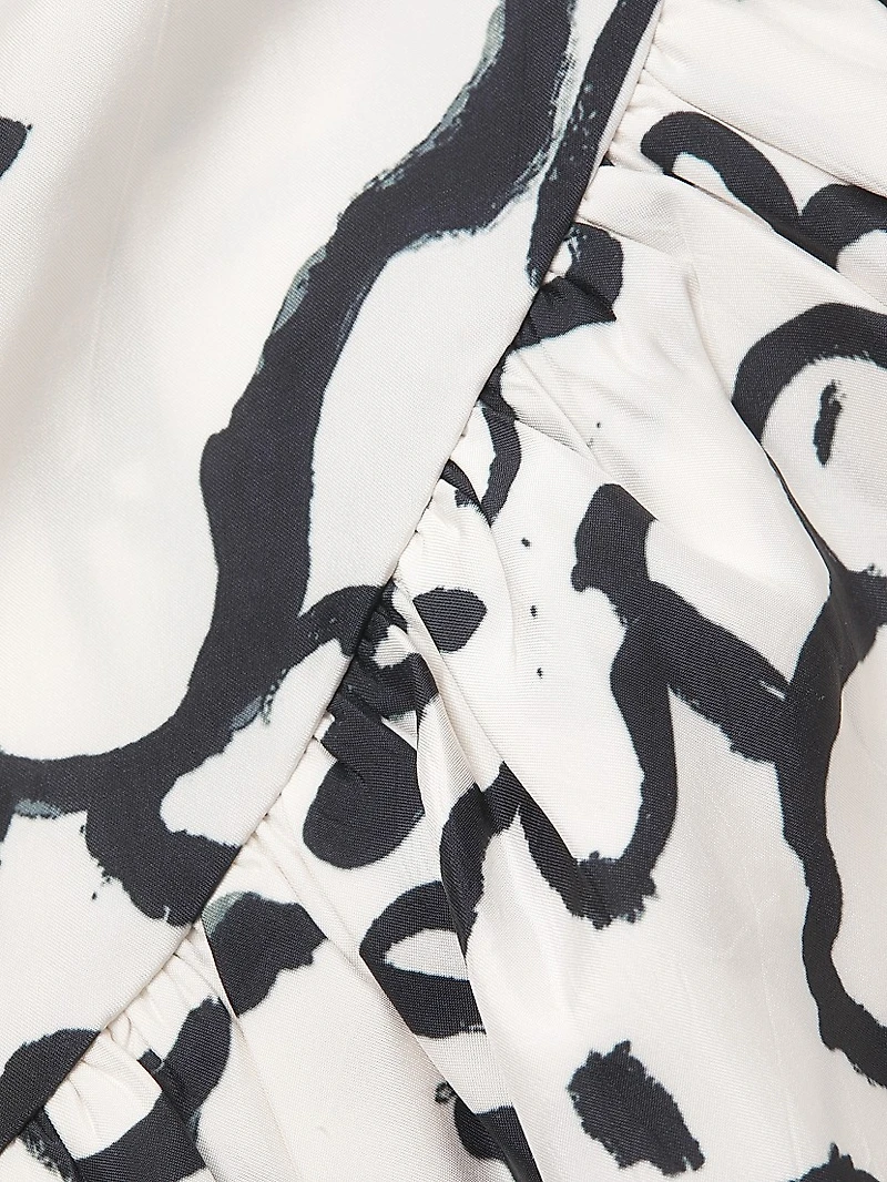 Floral Sleeveless Midi-Dress