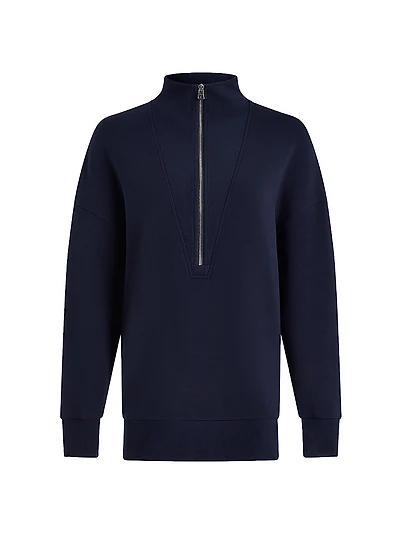 Masie Longline Half-Zip Sweater