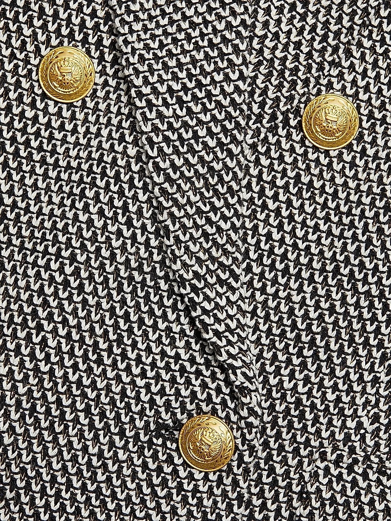 Riva Tweed Double-Breasted Blazer