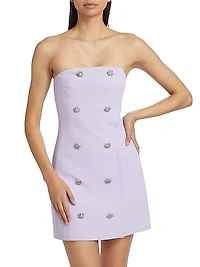 Felda Strapless Bustier Minidress