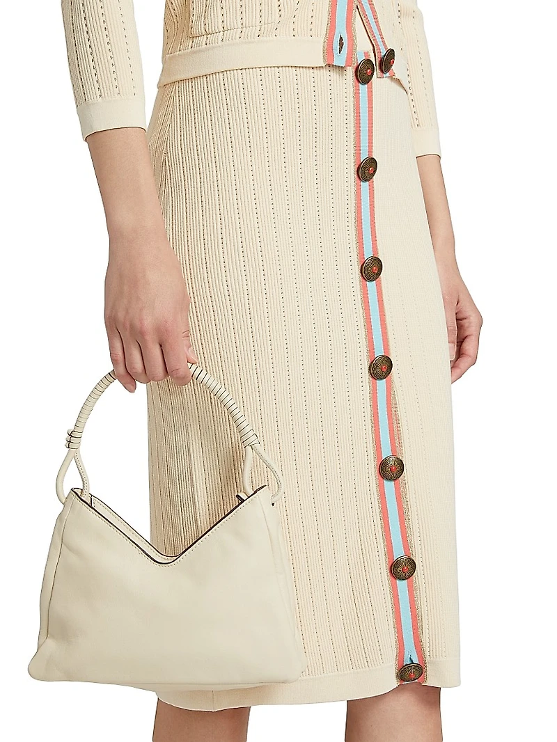 Melania Pointelle Knit Skirt