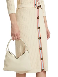 Melania Pointelle Knit Skirt