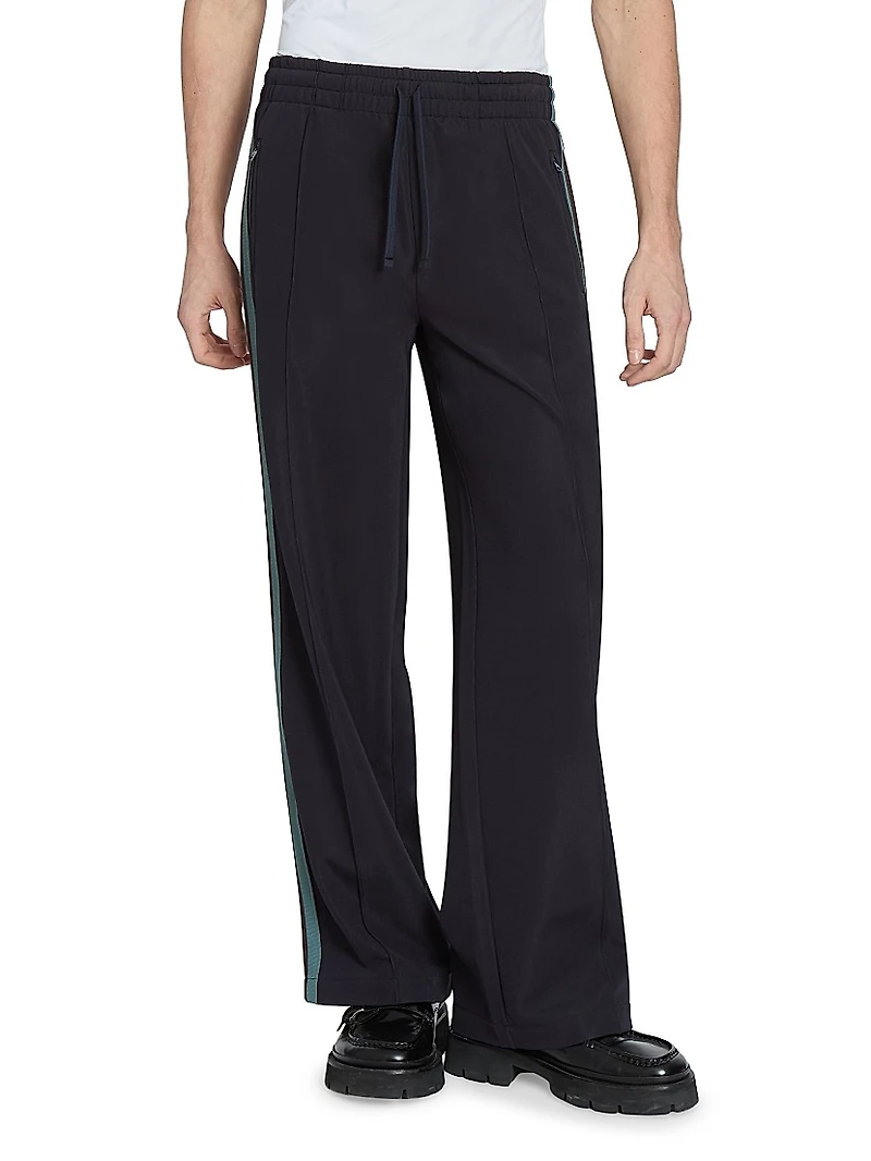 Striped Drawstring Track Pants