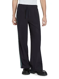 Striped Drawstring Track Pants