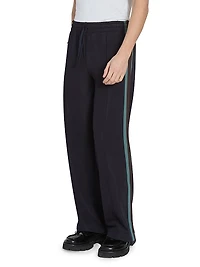 Striped Drawstring Track Pants