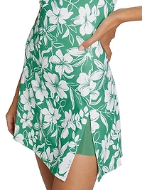 Floral Crisscross Interlock Active Dress