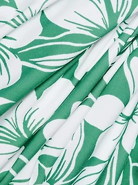 Floral Crisscross Interlock Active Dress