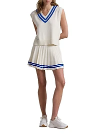 Cotton-Blend Cricket Sweater Vest