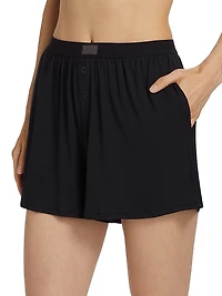 Rib-Knit T-Shirt & Shorts Set