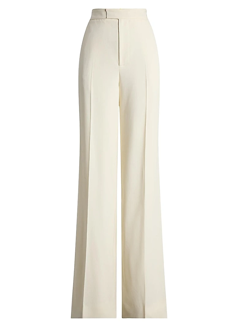 Wool High-Rise Pants