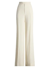 Wool High-Rise Pants