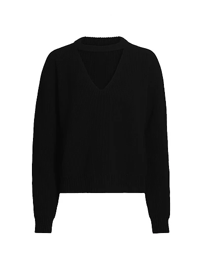 Eclipse Cut-Out Wool Sweater