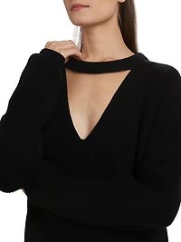 Eclipse Cut-Out Wool Sweater