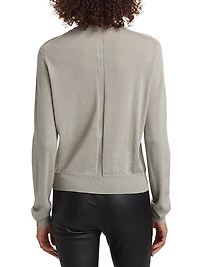 Biker Wool Crewneck Sweater