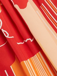 Eunice Floral Satin Halter Top