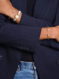 Serpent Bohème 18K Yellow Gold & 0.27 TCW Diamond Cuff