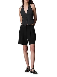 Ethel Crepe Halter Vest