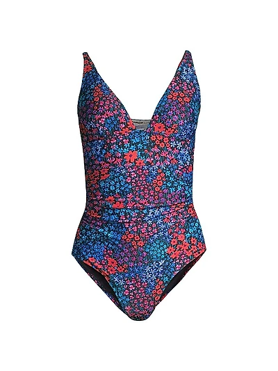 Niki Plunge One-Piece Swimsuit