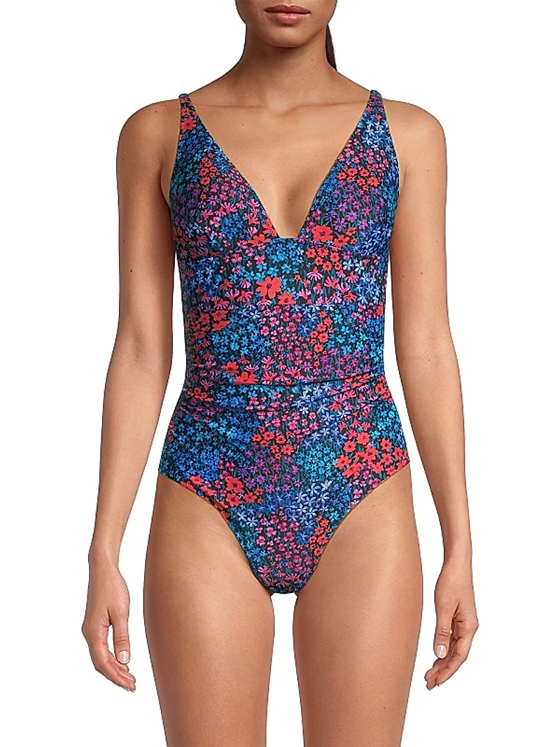 Niki Plunge One-Piece Swimsuit