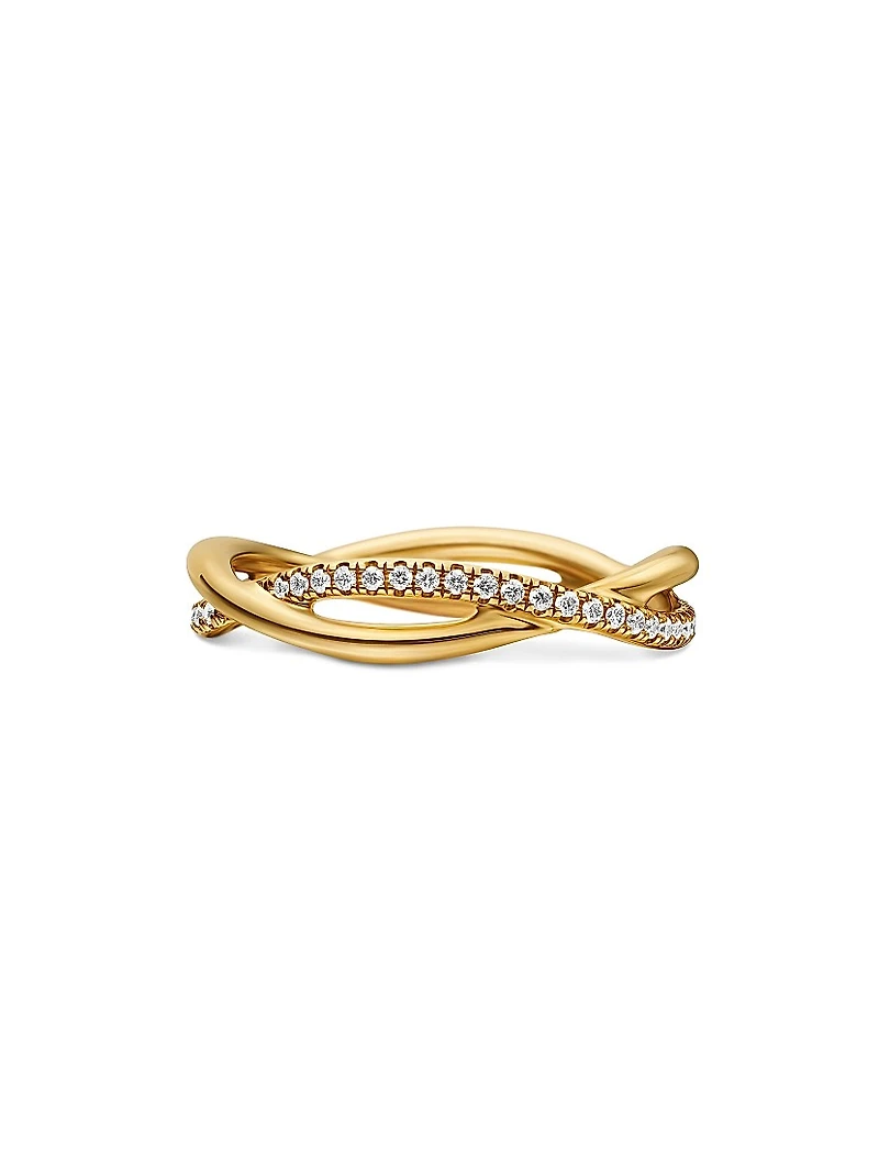 Infinity Band Ring 18K Yellow Gold