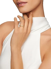 Infinity Band Ring 18K Yellow Gold