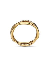 Infinity Band Ring 18K Yellow Gold