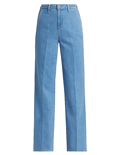 Weston Denim High-Rise Wide-Leg Trousers