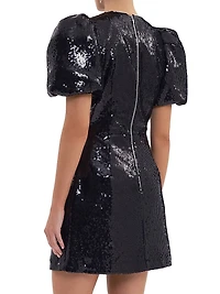 Nicky Hilton x Rebecca Vallance Lena Sequined Bow Minidress