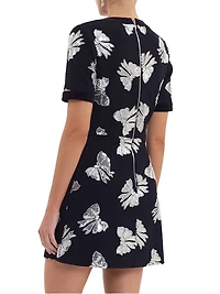 Nicky Hilton x Rebecca Vallance Valor Bow Appliqué Minidress