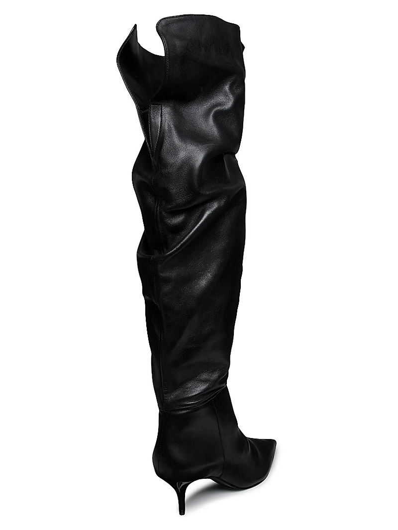 Ashlee Leather Over-the-Knee Boots