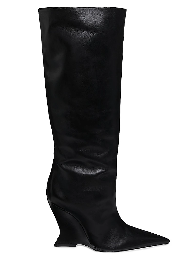 Siena 115MM Leather Over-The-Knee Boots
