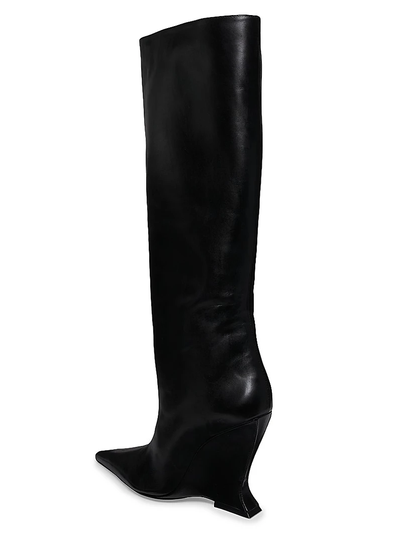 Siena 115MM Leather Over-The-Knee Boots