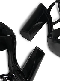 Keefa 100MM Patent Leather Sandals