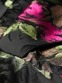 Rosemarie Floral Jacquard Cocktail Dress