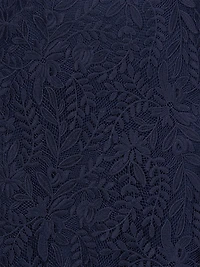 Portia Floral Lace Midi-Dress