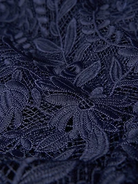 Portia Floral Lace Midi-Dress