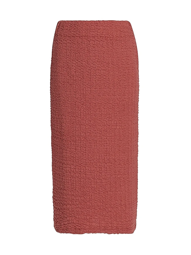 Un-Lined Smocked Skirt