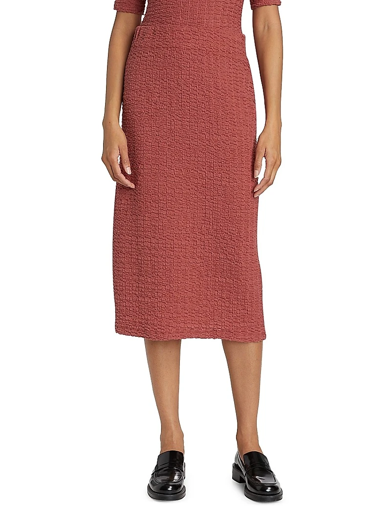 Un-Lined Smocked Skirt