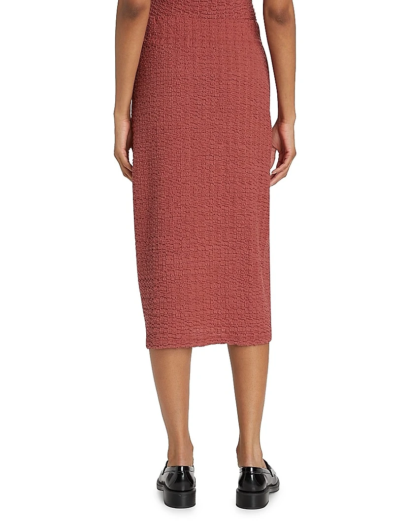 Un-Lined Smocked Skirt